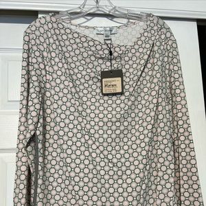 Great St. John t shirt pink and green with bling.